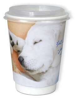 Puzzle-Cup "Gott ist bei dir - jeden Tag Mt 28,20" - Hundemotiv