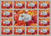 Aufkleber-Gruß-Karten: Danke, 4 Stück Aufkleber-Gruß-Karten: Danke, 4 Stück