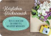 Herzlichen Glückwunsch - Postkarte Herzlichen Glückwunsch - Postkarte
