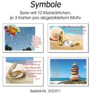 Kleinkärtchenserie gemischte Motive, 12 Stück Kleinkärtchenserie gemischte Motive, 12 Stück