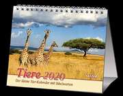 Tiere 2020 - 2 in 1-Tischkalender Tiere 2020 - 2 in 1-Tischkalender