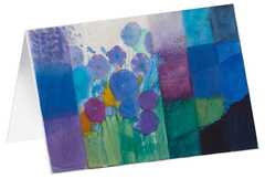 Andreas Felger - Kunstkarten "Blaue Blüte" - 5 Stk Kunstkarten "Blaue Blüte" - 5 Stk
