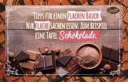 Schokokarte - Tipps für einen flachen Bauch: Schokokarte - Tipps für einen flachen Bauch: