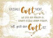 Postkarten "Erzähle Gott nicht" 4er-Serie Postkarten "Erzähle Gott nicht" 4er-Serie