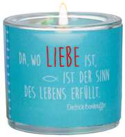 Windlicht LichtMomente "Da, wo Liebe ist." Windlicht LichtMomente "Da, wo Liebe ist."