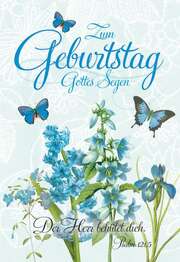 Faltkarte - Geburtstag Ps.121,5 Faltkarte - Geburtstag Ps.121,5