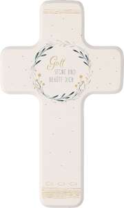 Holzkreuz für Kinder "Gott segne und behüte dich" Holzkreuz für Kinder "Gott segne und behüte dich"