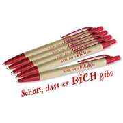 Kugelschreiber "Schön, dass es dich gibt" rot (5 Stück) Kugelschreiber "Schön, dass es dich gibt" rot (5 Stück)