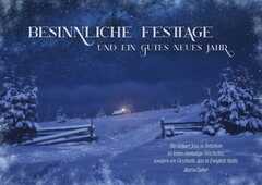 Postkarten "Besinnliche Festtage" 12 Stück Postkarten "Besinnliche Festtage" 12 Stück
