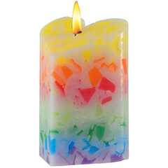 Regenbogen-Herz-Kerze Regenbogen-Herz-Kerze