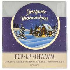 Pop-up Schwamm: Gesegnete Weihnachten Pop-up Schwamm: Gesegnete Weihnachten