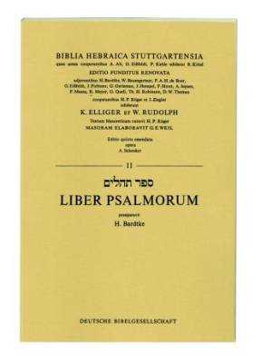 Biblia Hebraica Liber Psalmorum