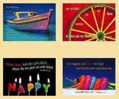 Kleinkärtchenserie Bunte Welt, 12 Stück Kleinkärtchenserie Bunte Welt, 12 Stück