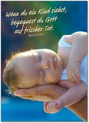 Martin Luther - Postkarten: Wenn du ein Kind siehst, 12 Stück Postkarten: Wenn du ein Kind siehst, 12 Stück