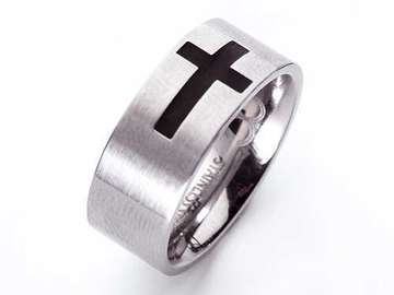 Stahlschmuck Ring - 18 mm