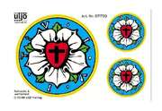 Aufkleber-Set "Lutherrose" Aufkleber-Set "Lutherrose"