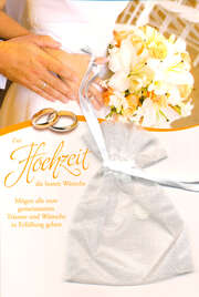 Faltkarten Hochzeit - 5 Stück Faltkarten Hochzeit - 5 Stück