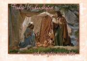 Faltkarten Weihnachtskrippe, 5 Stück Faltkarten Weihnachtskrippe, 5 Stück