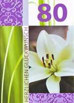Grußkarte - 80 Grußkarte - 80