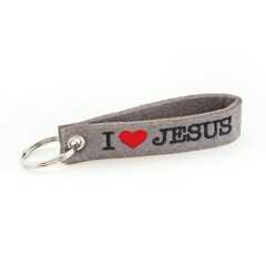 Schlüsselanhänger "I love Jesus"