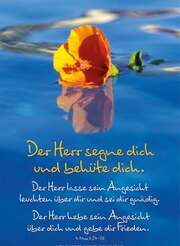 Postkarten: Der Herr segne dich, 4 Stück Postkarten: Der Herr segne dich, 4 Stück