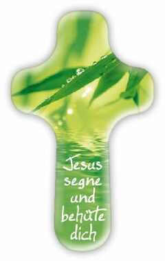 Handschmeichler Kreuz "Jesus segne und behüte dich"