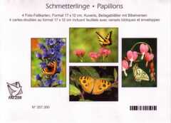 Faltkartenbox Schmetterlinge, 4 Stück