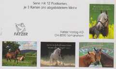 Postkartenserie Pferde - 12 Stück