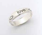 Fingerring "True love waits..." - 19 mm Fingerring "True love waits..." - 19 mm