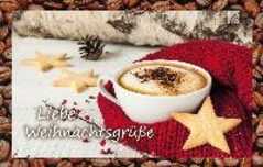 Kaffeekarte - Liebe Weihnachtsgrüße