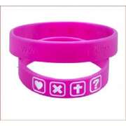 Armband "Die4Punkte" - magenta, 15cm Armband "Die4Punkte" - magenta, 15cm