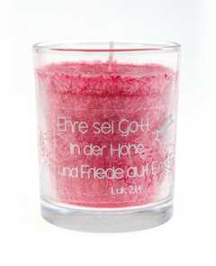 Message Candle Winterzauber