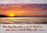 Postkarten Sonnenuntergänge, 6 Stück Postkarten Sonnenuntergänge, 6 Stück