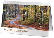 Faltkarten Trauer, 5 Stück Faltkarten Trauer, 5 Stück
