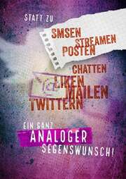 Postkarten: Statt zu smsen, 4 Stück Postkarten: Statt zu smsen, 4 Stück